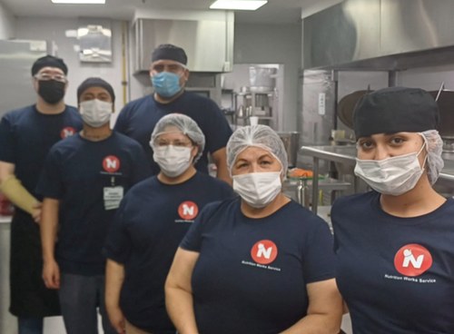 Equipo NWS en cocina de planta